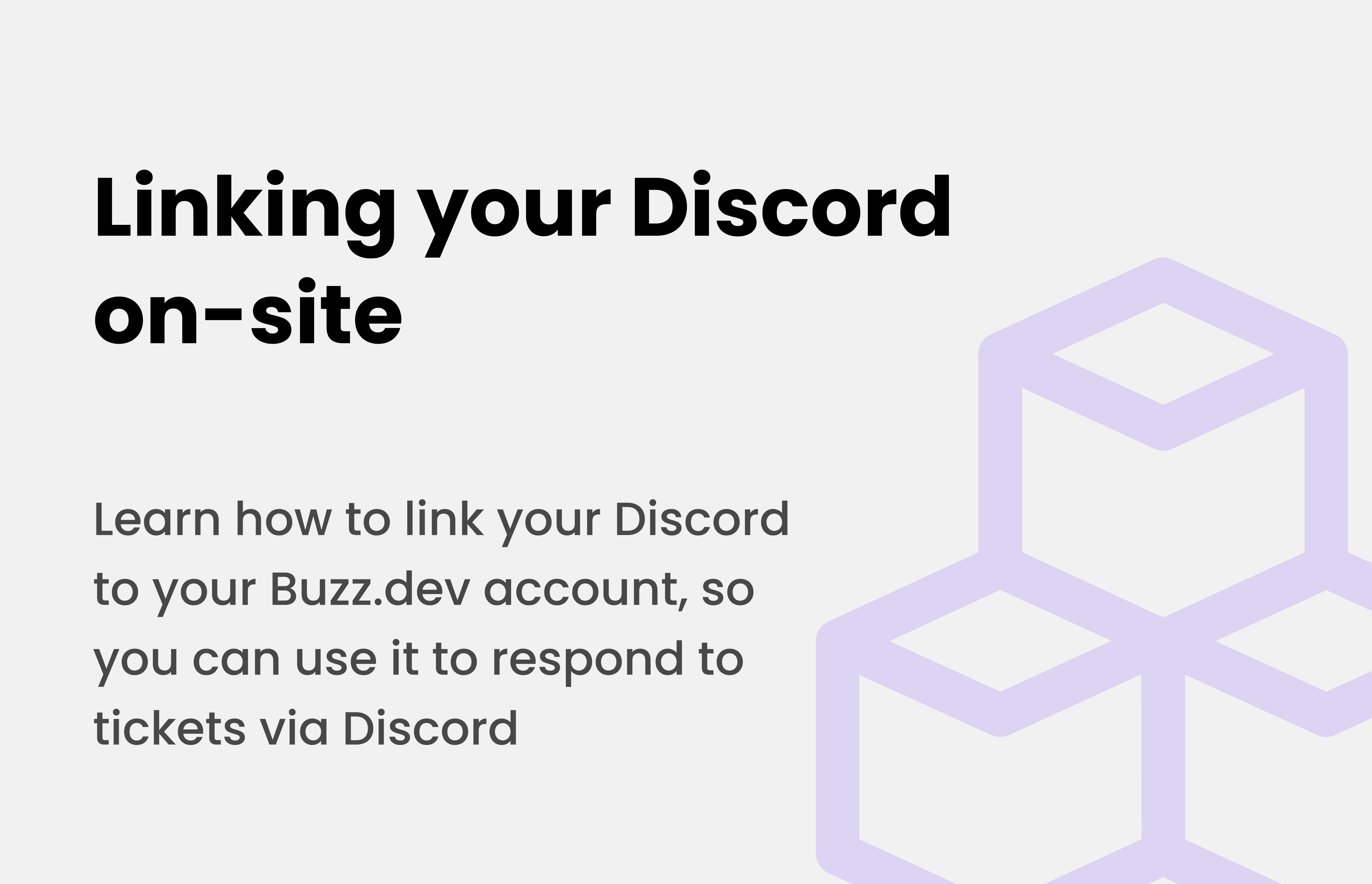 Linking your Discord to your bossdevs.com account