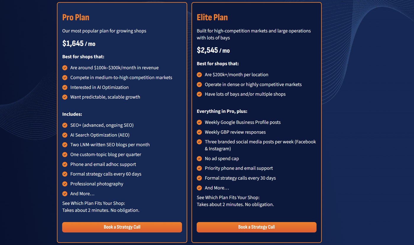 Leads Near Me pricing